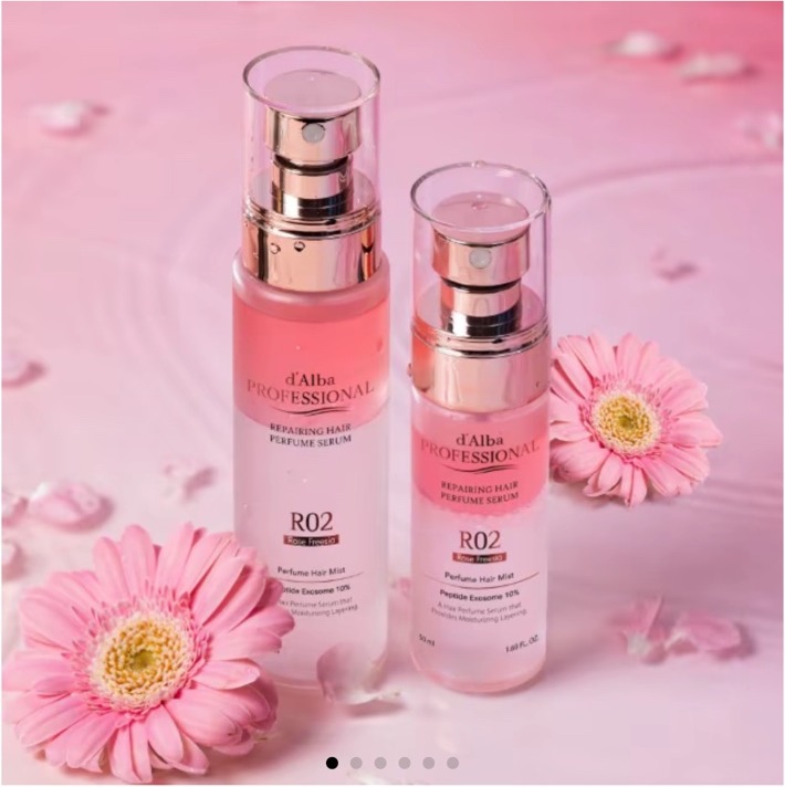 d'Albaヘアパフュームセラム50mlと100ml